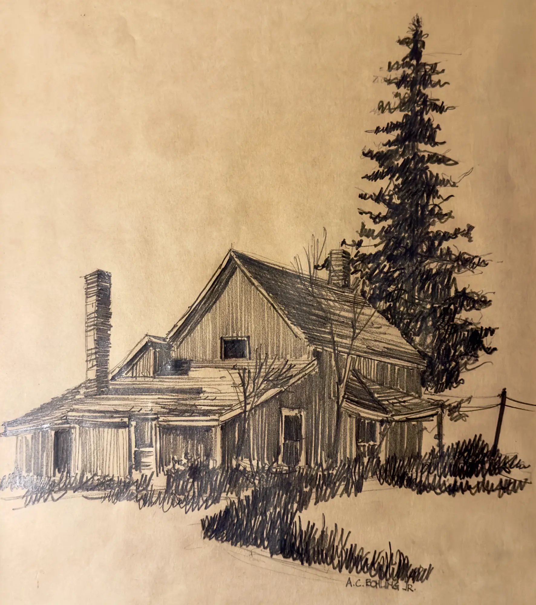 Abandoned Homestead Study 3    1974